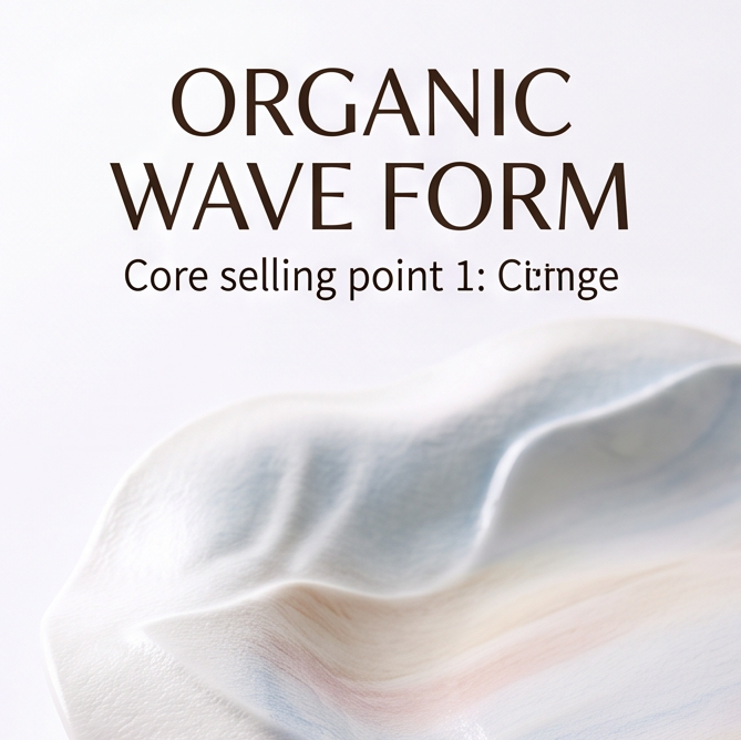 Nature's Wave Ceramic Plate
